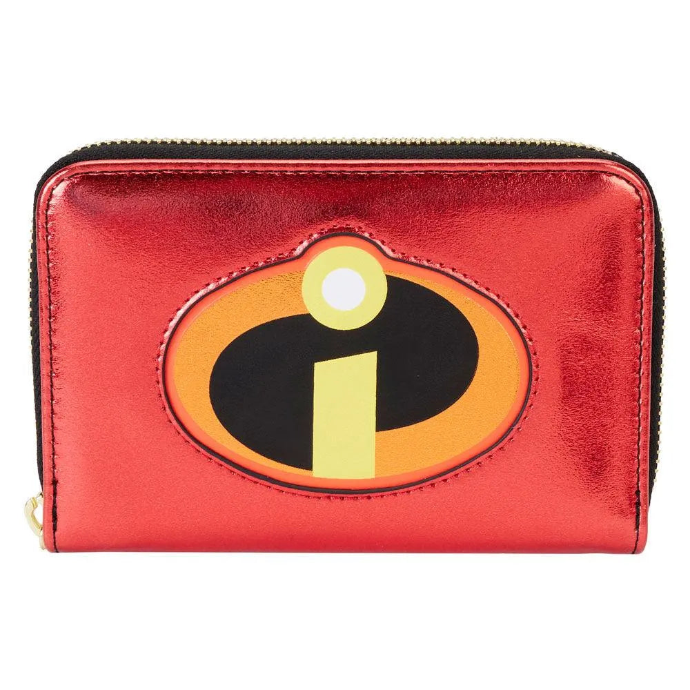The Incredibles 20th Anniversary Metallic Cosplay Zip Around Wallet - Ginga Toys