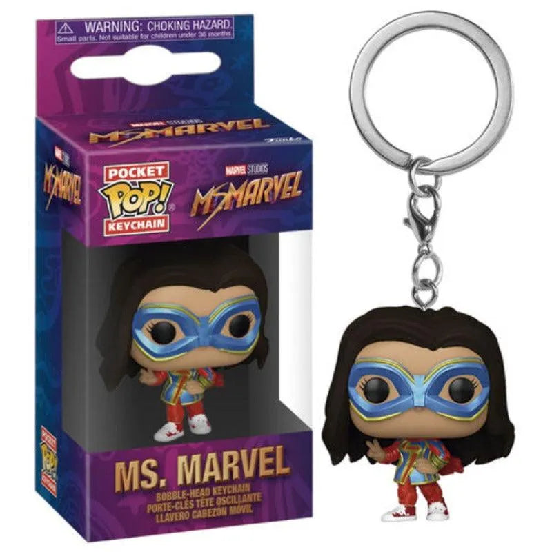 Pocket Pop! Keychain: Ms. Marvel - Ms. Marvel Vinyl Figure - Funko - Ginga Toys