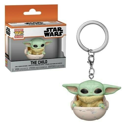 Pocket Pop! Keychain: Star Wars The Mandalorian Yoda The Child Figure - Funko - Ginga Toys