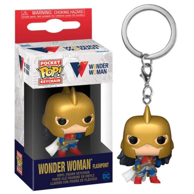 Pocket Pop! Keychain: Wonder Woman (Flashpoint) Vinyl Figure - Funko - Ginga Toys