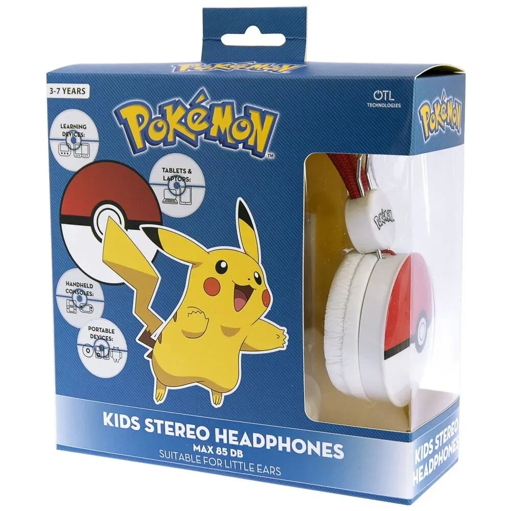 Pokémon Pokeball kids Wired Headphones - Ginga Toys
