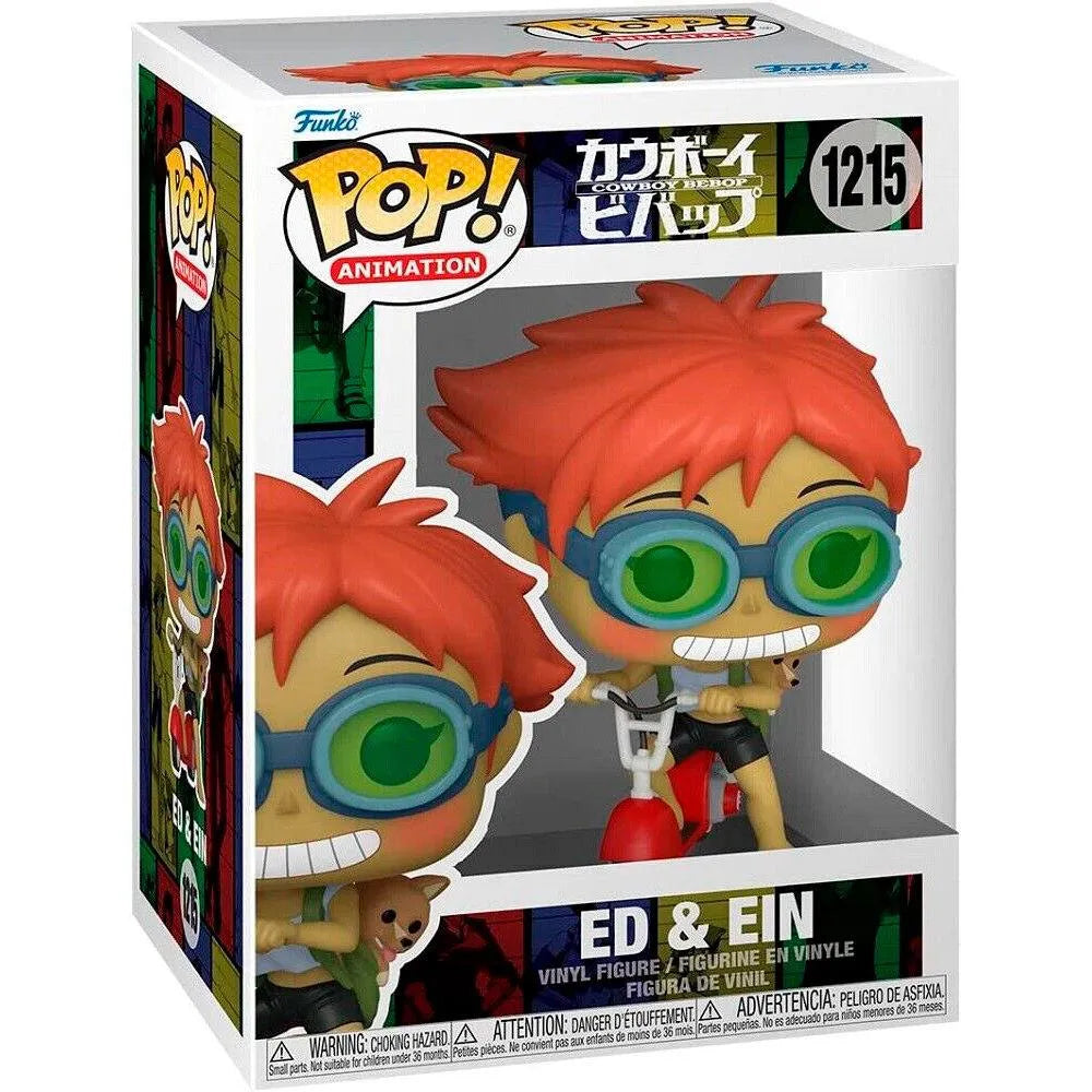Pop! Animation: Cowboy Bebop - Ed and Ein on Scooter - Funko - Ginga Toys