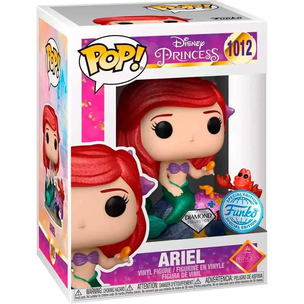 Pop! Disney: Ultimate Princess - Ariel Vinyl Exclusive Figure #1012 - Ginga Toys