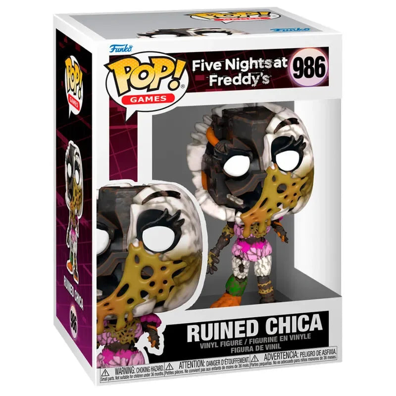 Pop! Games: Five Nights at Freddy's: Security Breach - Ruined Chica Figure #986 - Ginga Toys