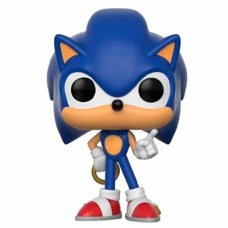Funko POP Games Sonic the Hedgehog Sonic with Ring Vinyl Figure #283 - Funko - Ginga Toys