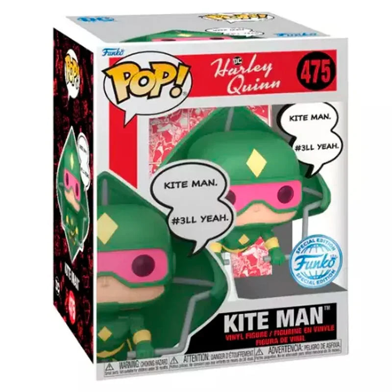Pop! Harley Quinn - Kite-Man SDCC 2024 PX Previews Exclusive #475 - Ginga Toys