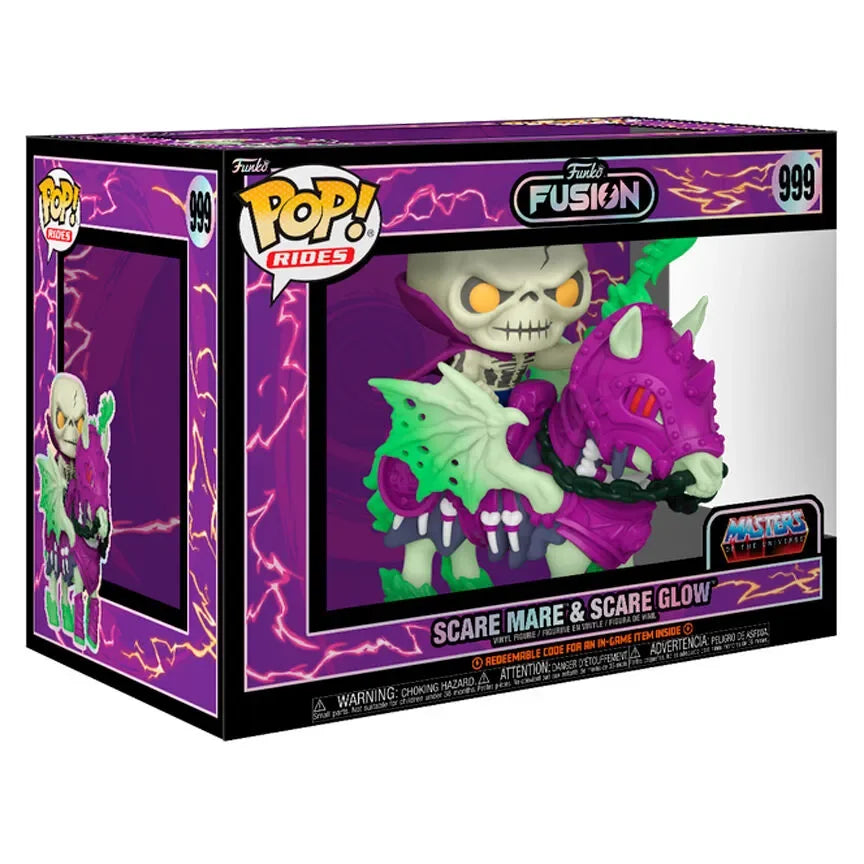Pop! Rides: Funko Fusion - Masters of the Universe Scare Mare & Scare Glow Figure #999 - Ginga Toys
