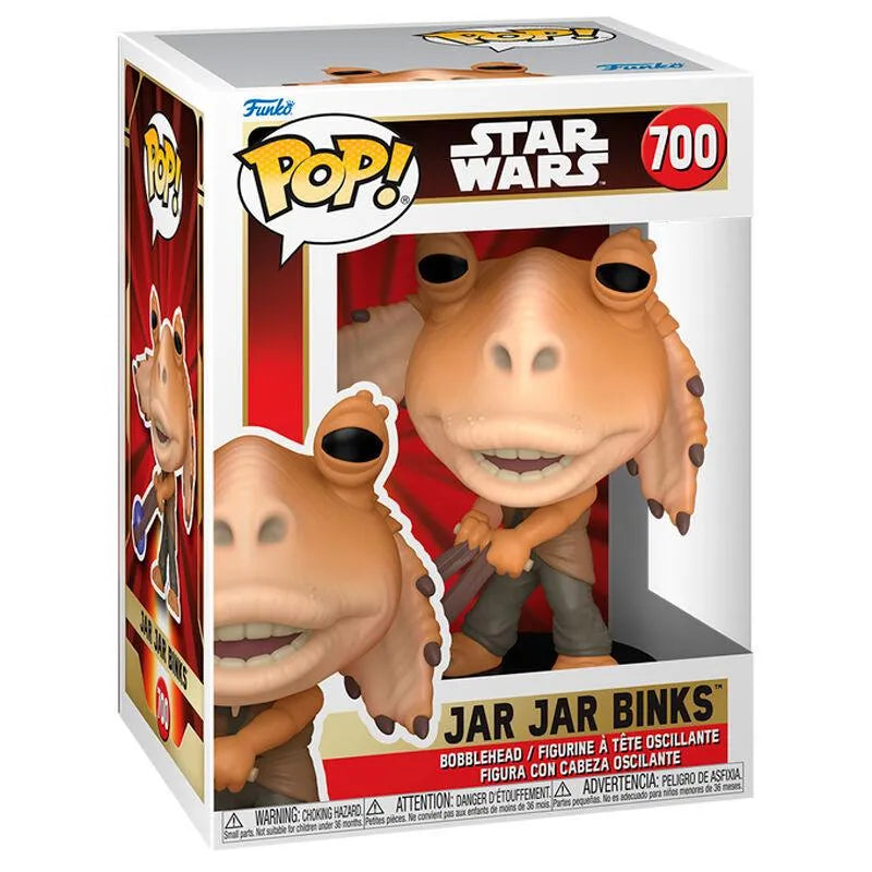 Pop! Star Wars: The Phantom Menace 25th Jar Jar Binks with Booma Balls Figure #700 - Ginga Toys