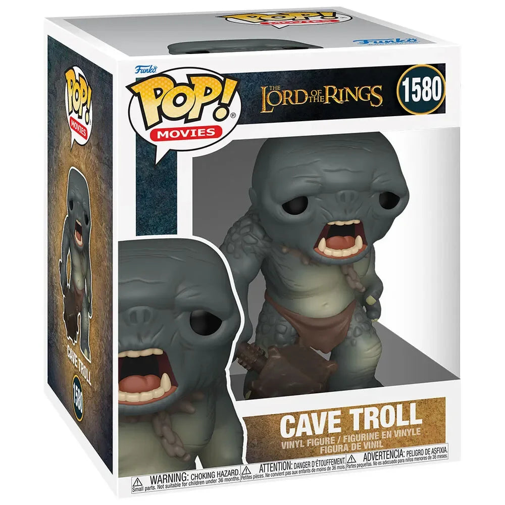 Pop! Super Sized 6" The Lord of the Rings - Cave Troll Figure #1580 - Ginga Toys