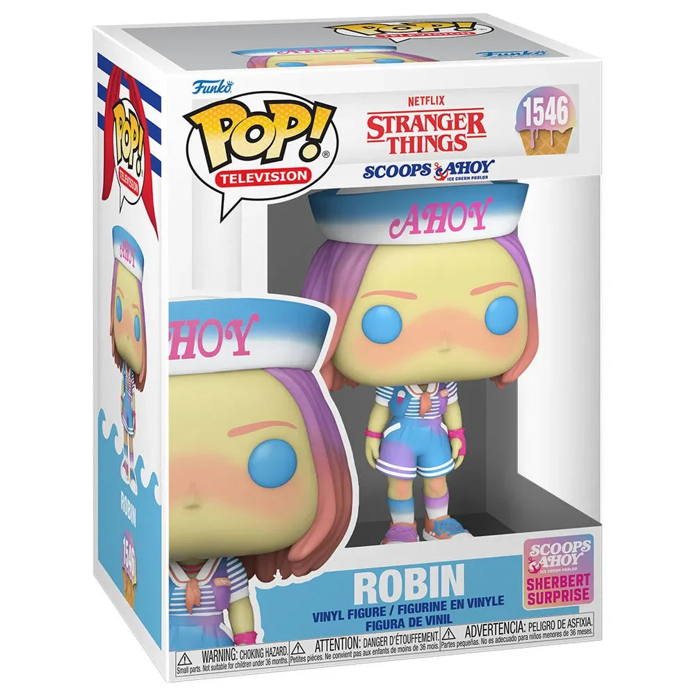 Pop! Television: Stranger Things - Robin Figure (Scoops Ahoy) #1546 - Ginga Toys