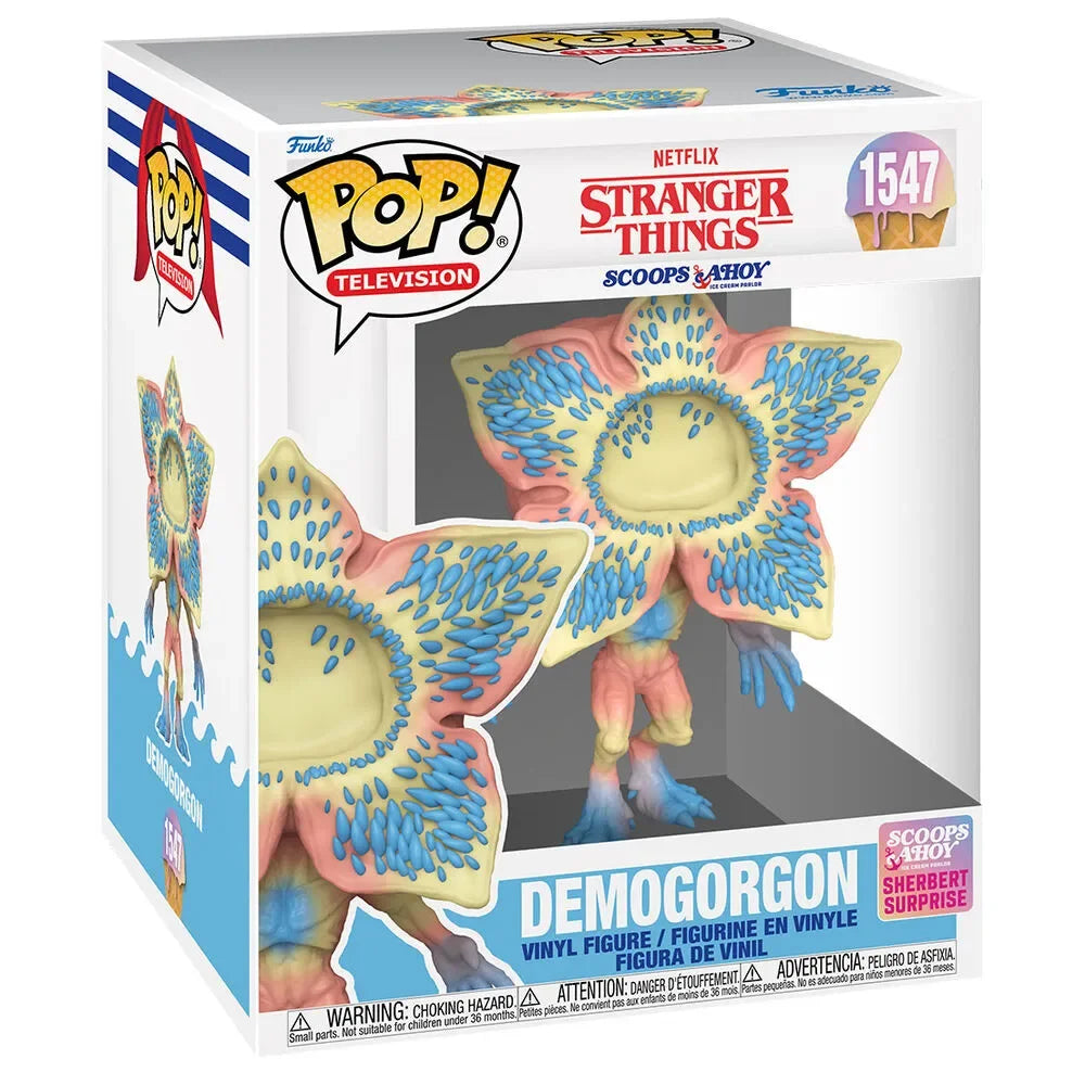 Pop! Television: Super Sized 6" Stranger Things - Demogorgon Figure (Scoops Ahoy) #1547 - Ginga Toys