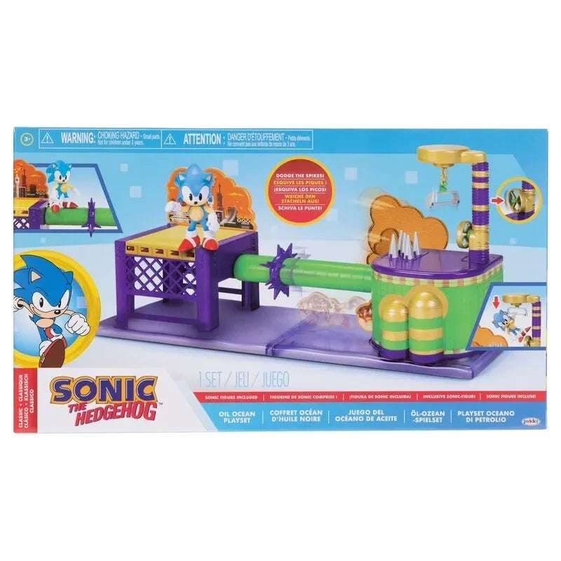 Sonic The Hedgehog 2.5" Oil Ocean playset - Ginga Toys