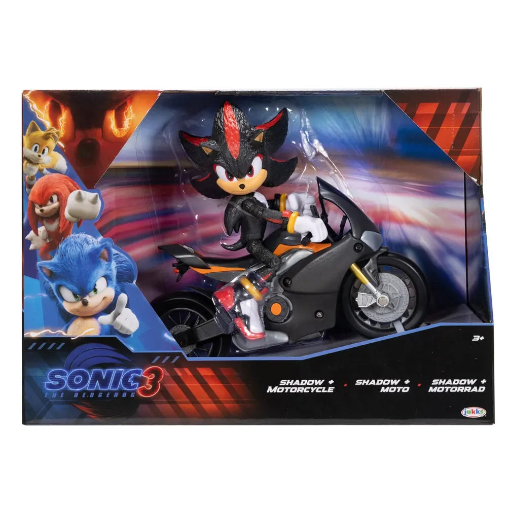 Sonic the Hedgehog 3 Shadow Motorcycle Playset - Ginga Toys