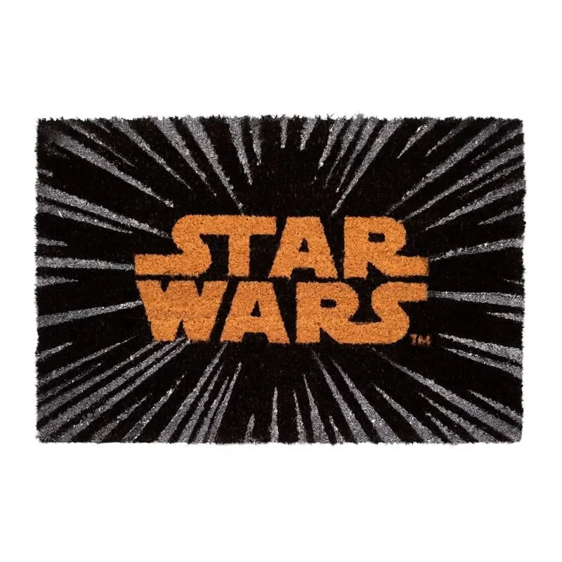 Star Wars Logo Black Doormat - Ginga Toys