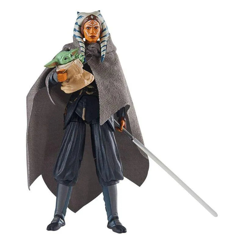 Star Wars The Mandalorian Ahsoka Tano & Grogu Action Figure (The Vintage Collection) - Hasbro - Ginga Toys