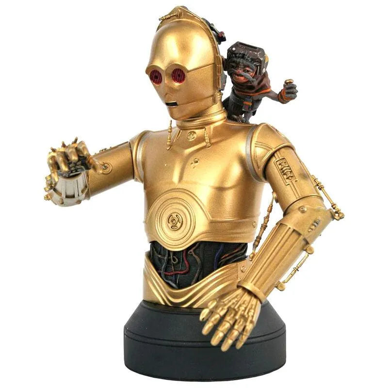 Star Wars: The Rise of Skywalker C-3PO & Babu Frik 1/6 Scale Limited Edition Bust - Diamond Select - Ginga Toys