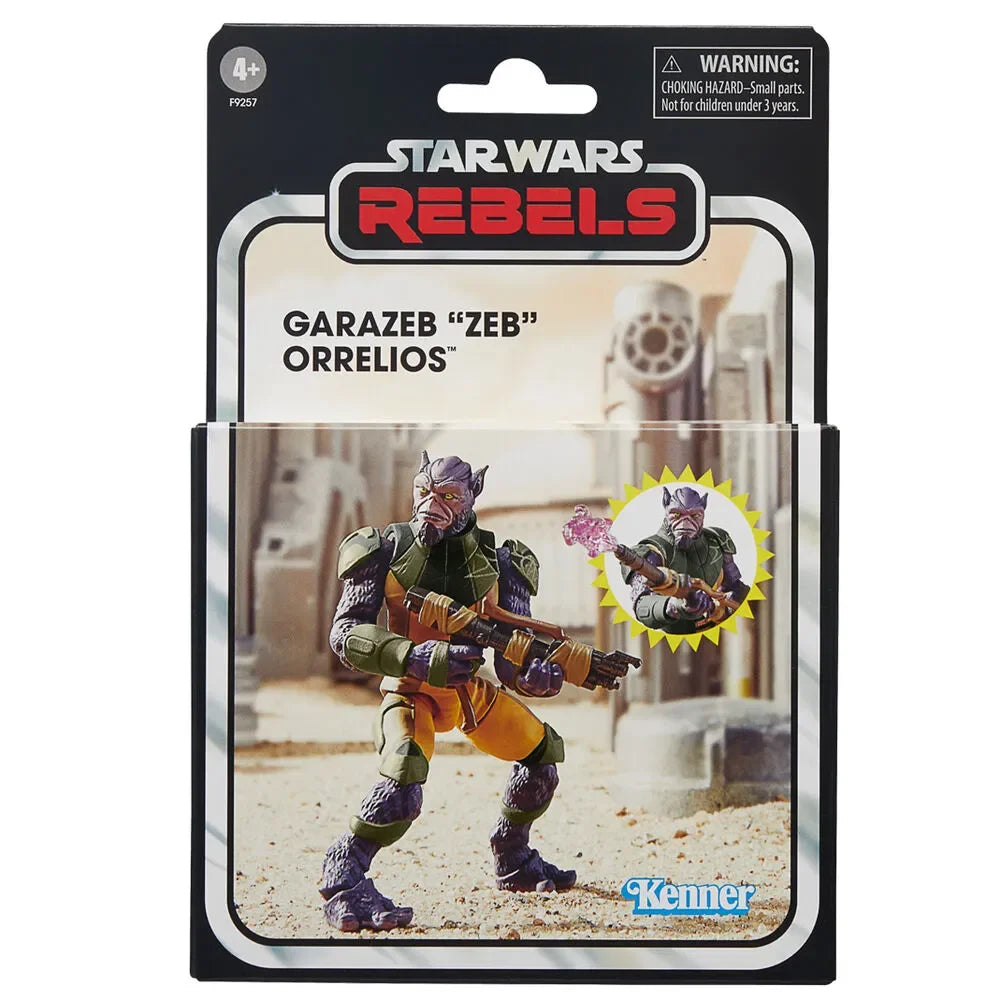 Star Wars: The Vintage Collection Deluxe Garazeb “Zeb” Orrelios (Rebels) Action Figure - Ginga Toys