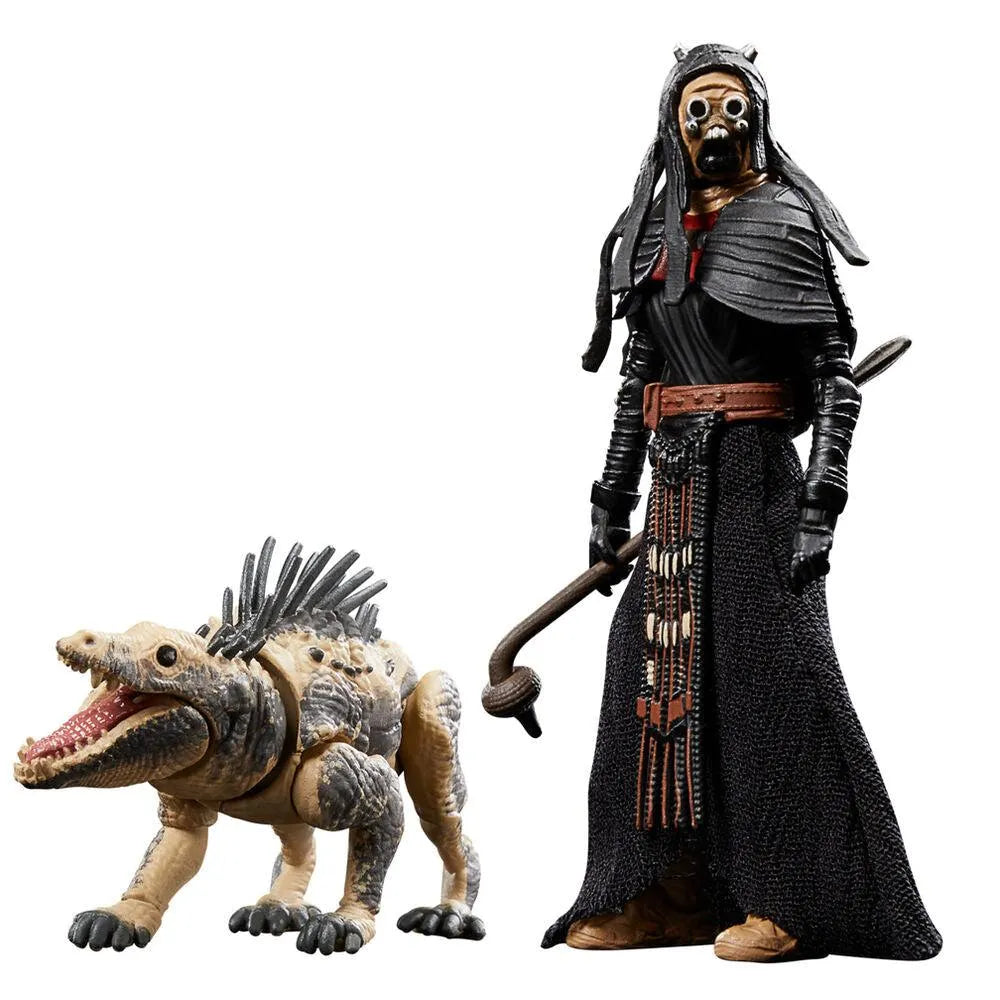 Star Wars The Vintage Collection Tusken Warrior & Massiff Action Figure (The Book of Boba Fett) - Hasbro - Ginga Toys