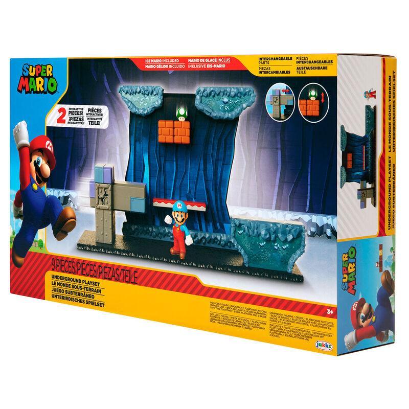 Super Mario 2.50" Underground Playset - Jakks Pacific - Ginga Toys
