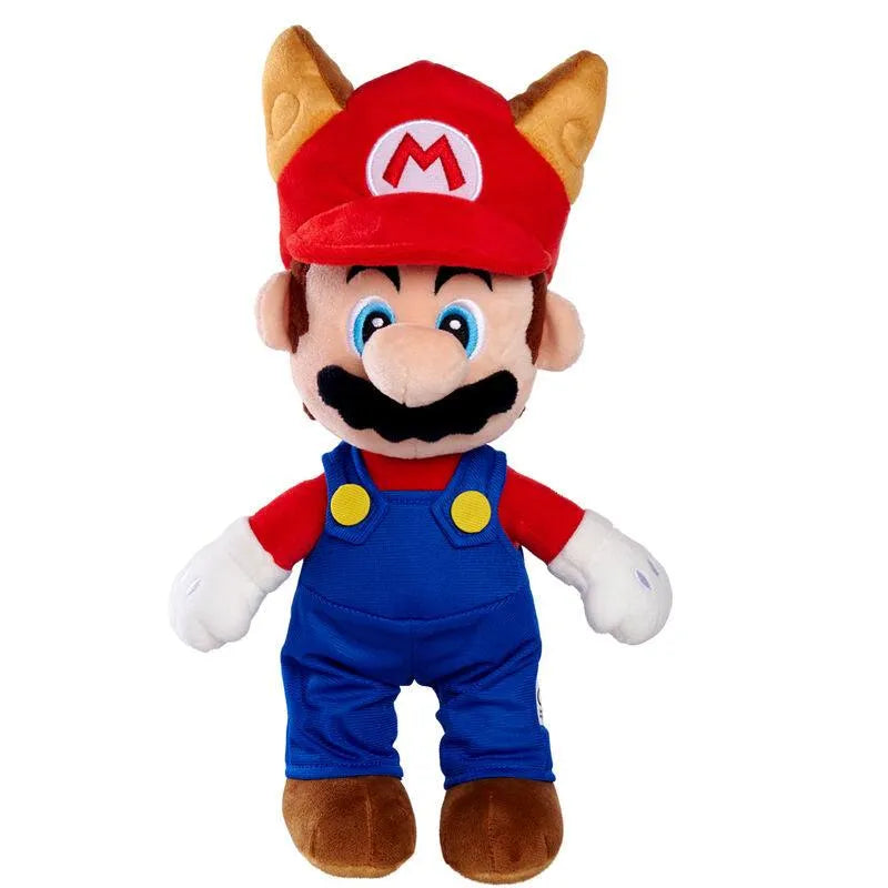 Super Mario Bros Mario raccoon plush toy 30cm - Ginga Toys