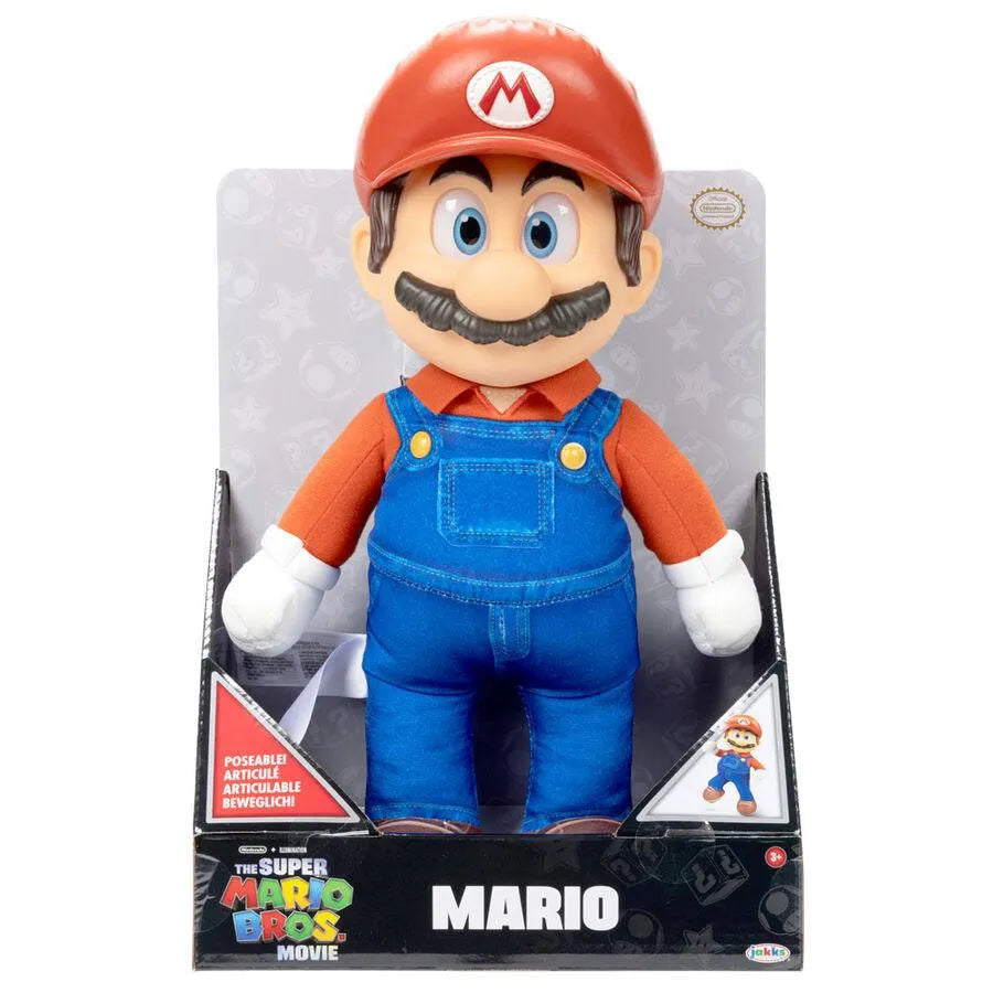 Super Mario Bros The Movie - Super Mario plush toy - Jakks Pacific - Ginga Toys