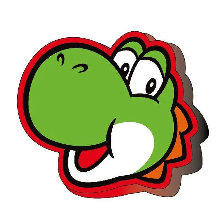 Super Mario Bros Yoshi Children 3D cushion 40x40cm - Nintendo - Ginga Toys