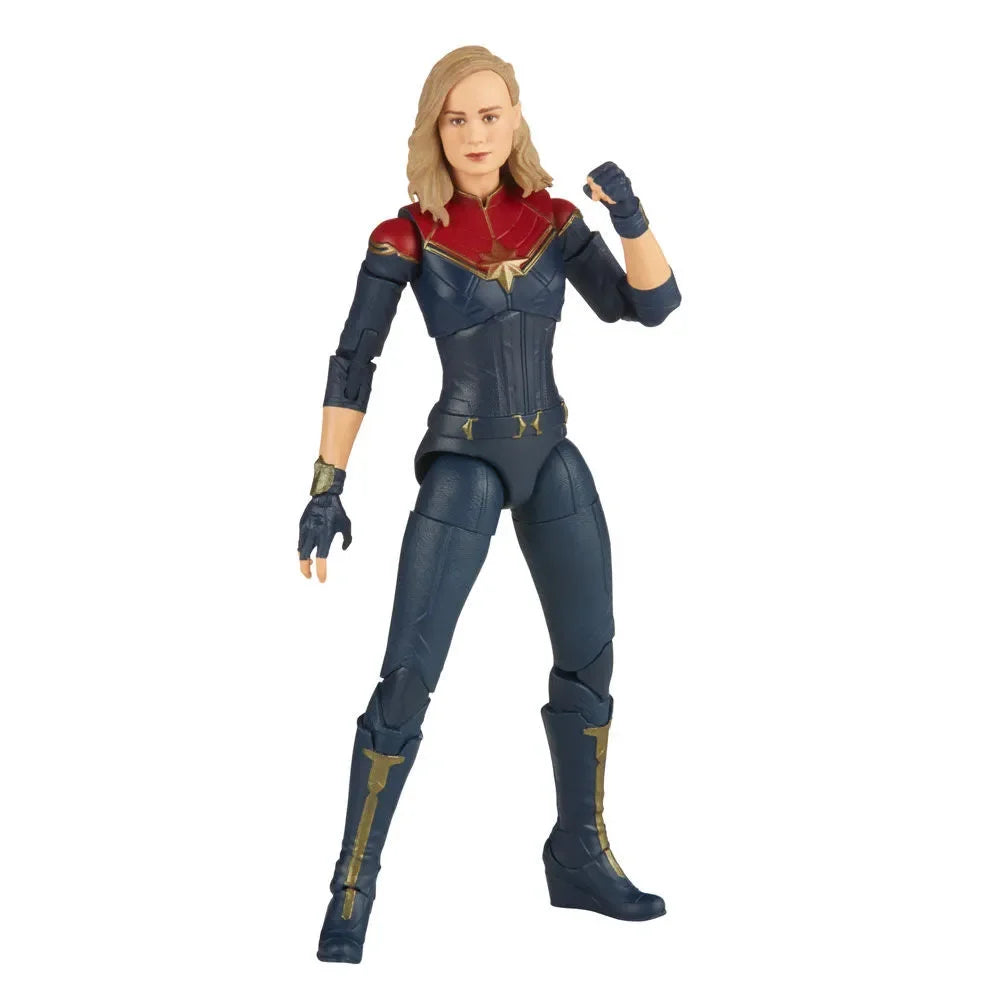 The Marvels Marvel Legends Captain Marvel Action Figure (Totally Awesome Hulk BAF) - Ginga Toys