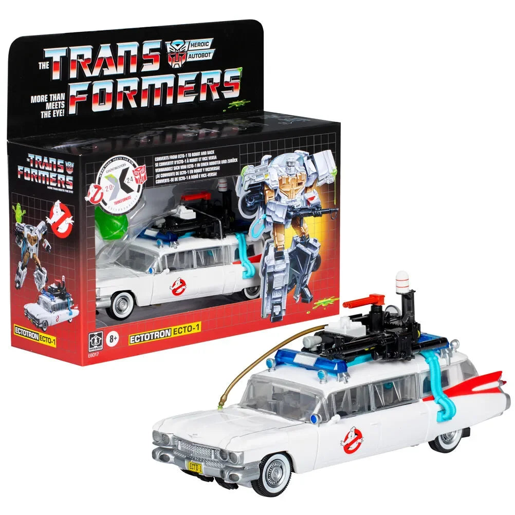 Transformers Collaborative Ghostbusters x Transformers Ectotron Ecto-1 Figure - Ginga Toys