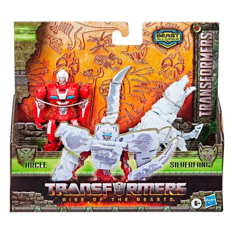 Transformers: Rise of the Beasts Arcee & Silverfang Figure 2-Pack (Beast Alliance) - Ginga Toys