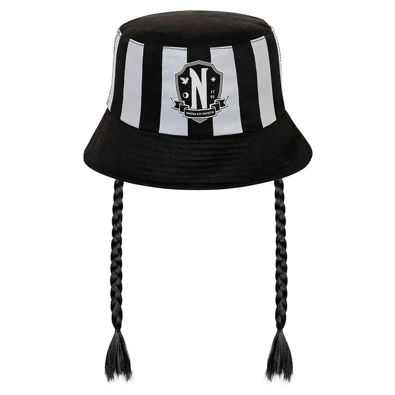 Wednesday Braid Children's Black Bucket hat - Ginga Toys