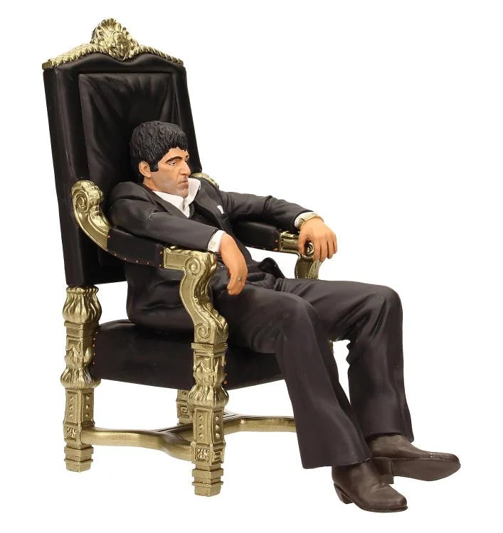 Scarface Movie Icons Tony Montana (On Throne) Figure - Ginga Toys