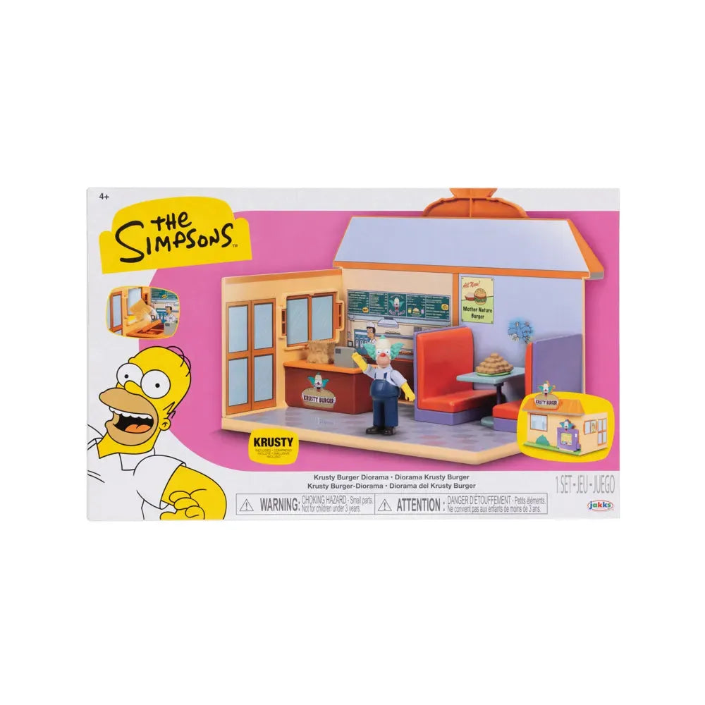 The Simpsons Krusty Burger Diorama Playset