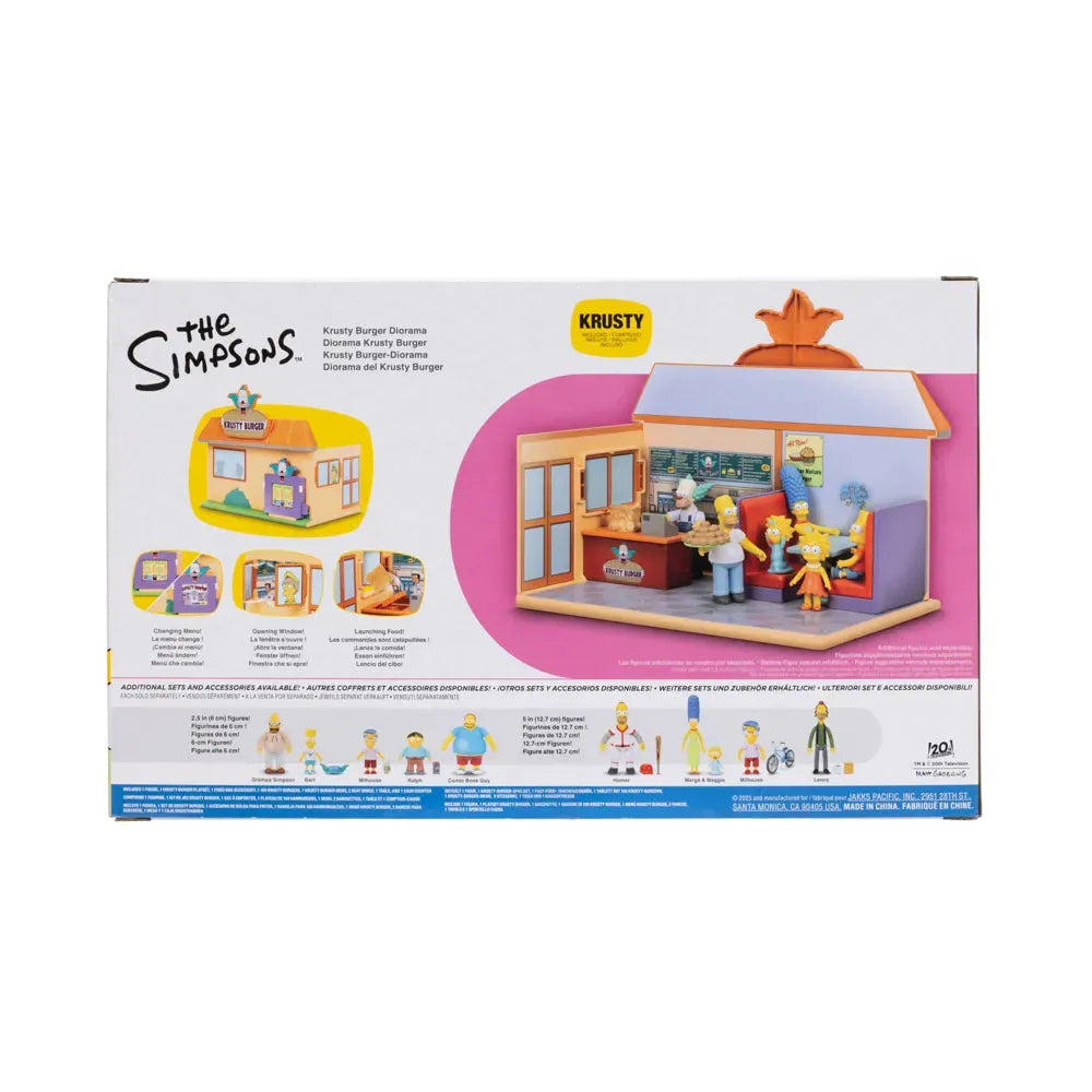 The Simpsons Krusty Burger Diorama Playset