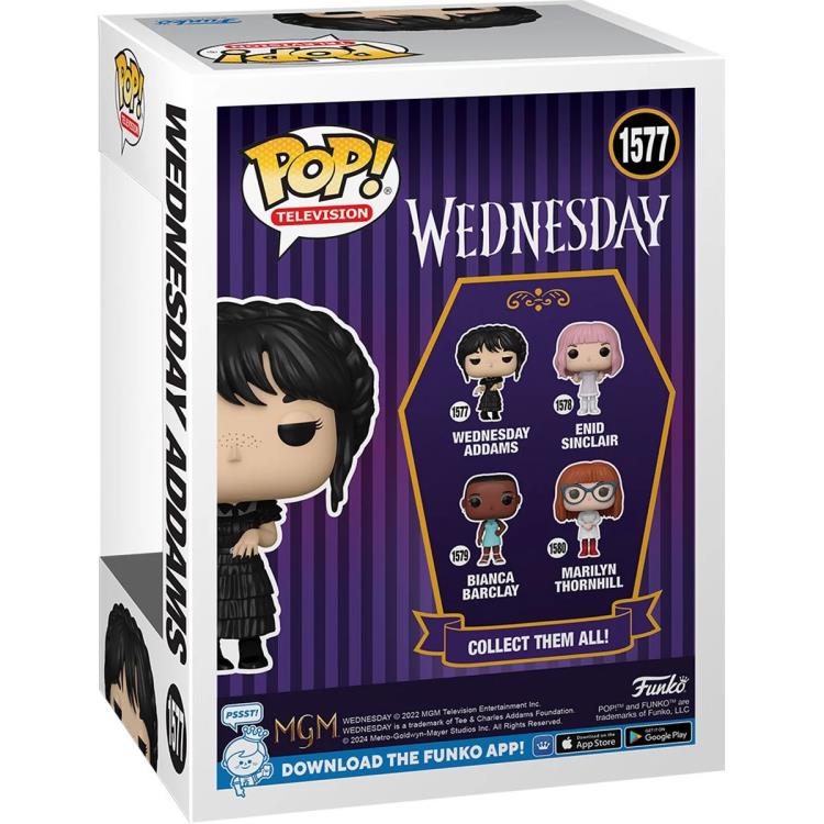Funko Pop! TV: Wednesday - Wednesday Addams (Rave'n Dance) Vinyl Figure #1577 - Ginga Toys