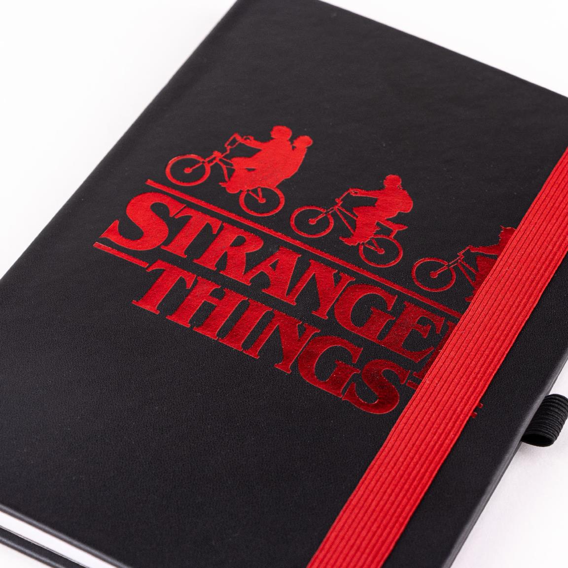 Stranger Things Faux Leather Premium A5 Notebook - Ginga Toys