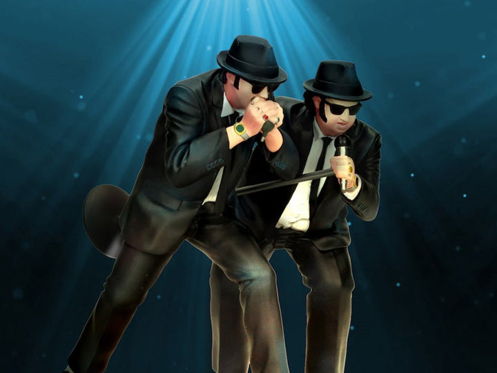 The Blues Brothers Jake and Elwood (Singing) 1/10 Scale Figure Set - Ginga Toys