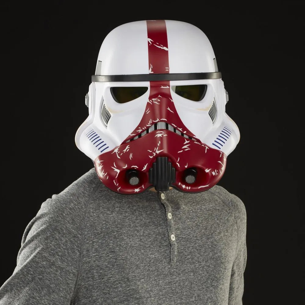 Star Wars The Black Series The Mandalorian Incinerator Stormtrooper Premium Electronic Roleplay Helmet