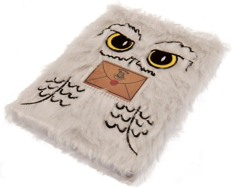 Harry Potter Hedwig Plush Premium A5 Notebook - Ginga Toys
