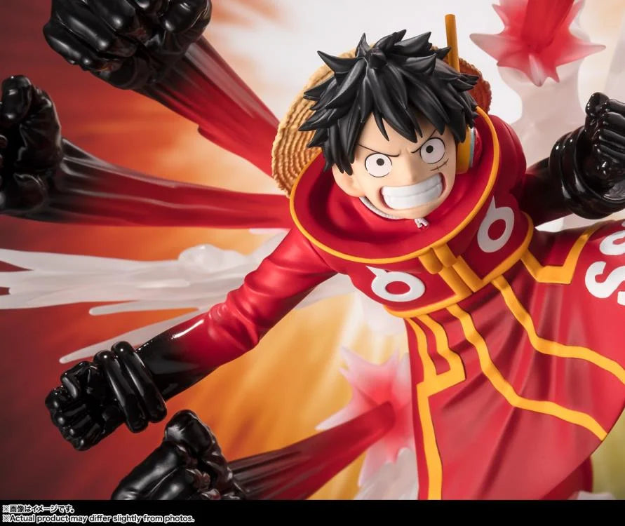 One Piece FiguartsZERO Extra Battle Monkey D. Luffy (Gum Gum Hawk Gatling) Figure - Ginga Toys
