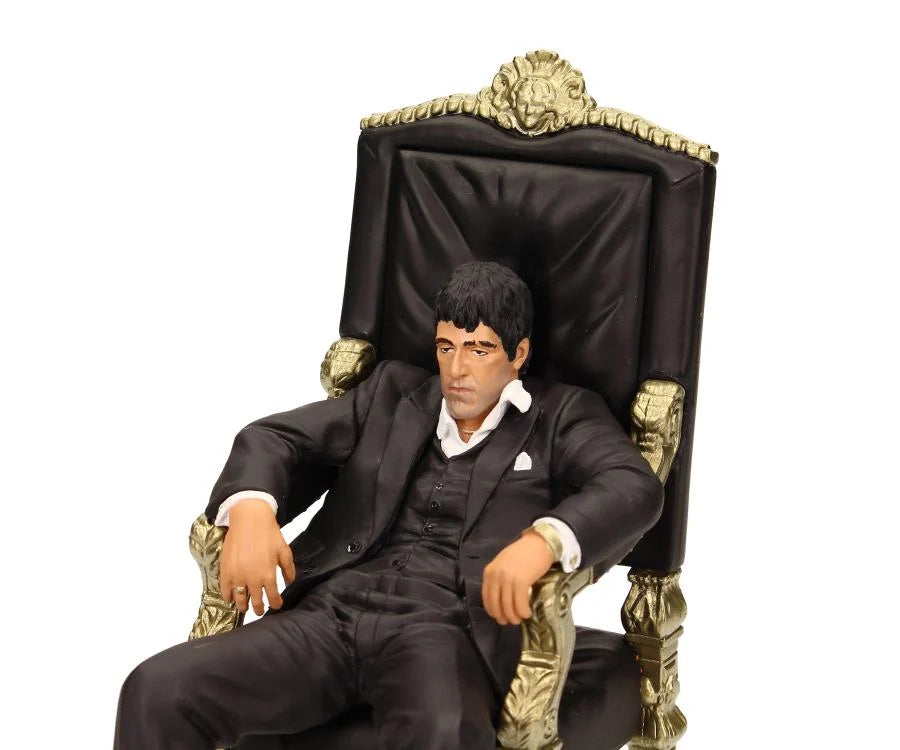 Scarface Movie Icons Tony Montana (On Throne) Figure - Ginga Toys