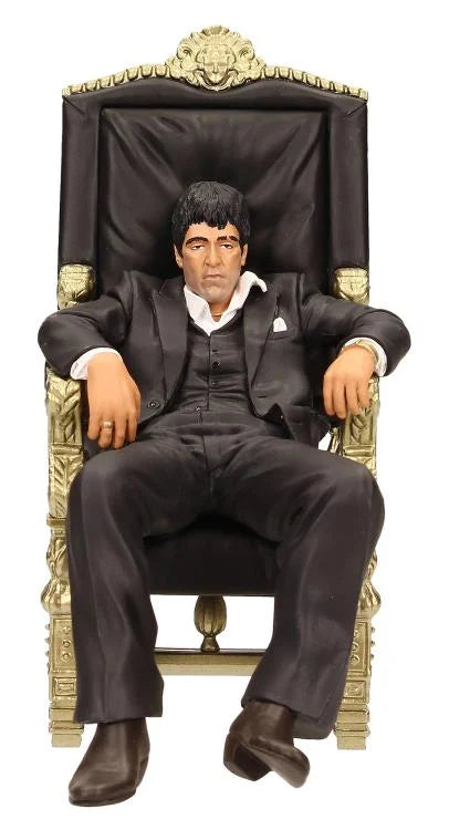 Scarface Movie Icons Tony Montana (On Throne) Figure - Ginga Toys