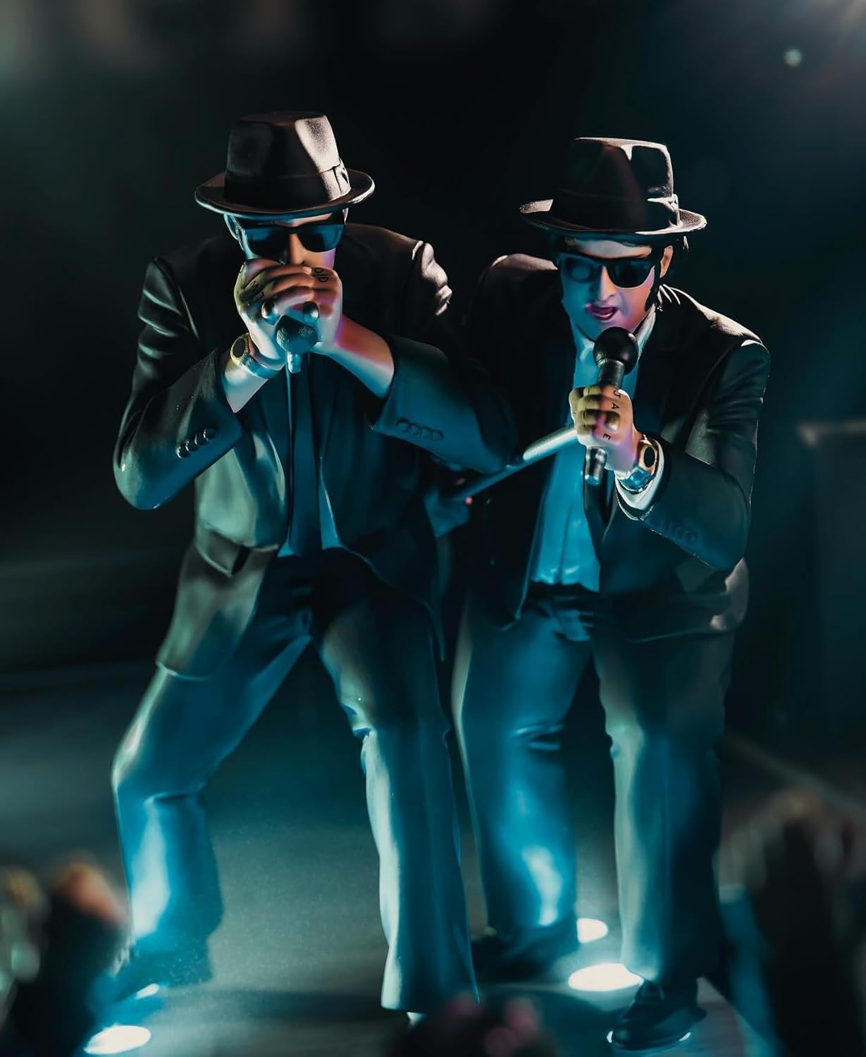 The Blues Brothers Jake and Elwood (Singing) 1/10 Scale Figure Set - Ginga Toys
