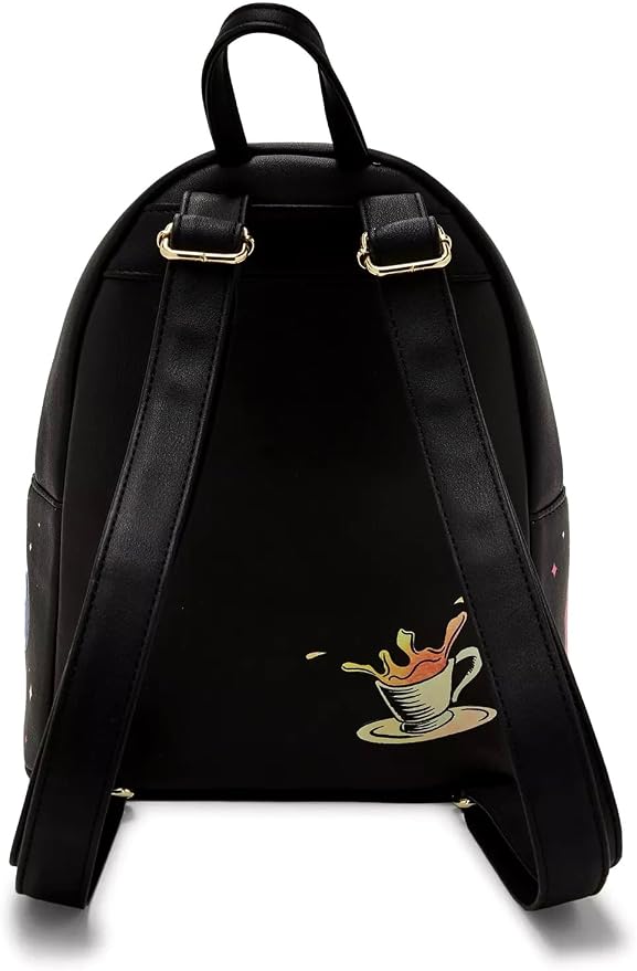 Loungefly Disney Alice in Wonderland Floral Glow Mini Backpack with Alice and Cheshire Cat - Ginga Toys