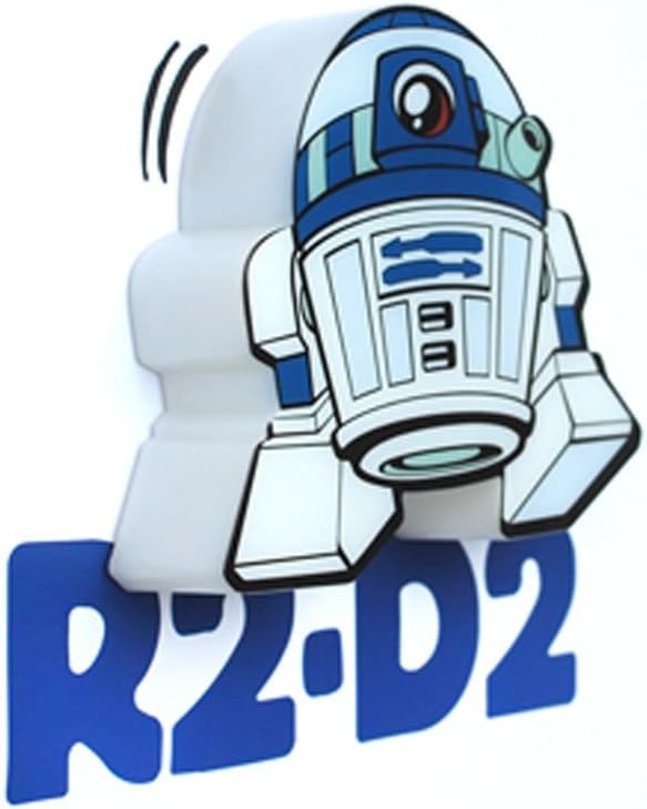 3D Light FX Star Wars R2-D2 3D Deco Mini-Sized Sticker LED Wall Light - Ginga Toys