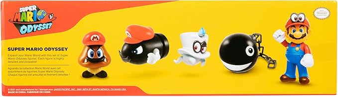 Super Mario Odyssey 5-figure set by Jakks Pacific - Ginga Toys