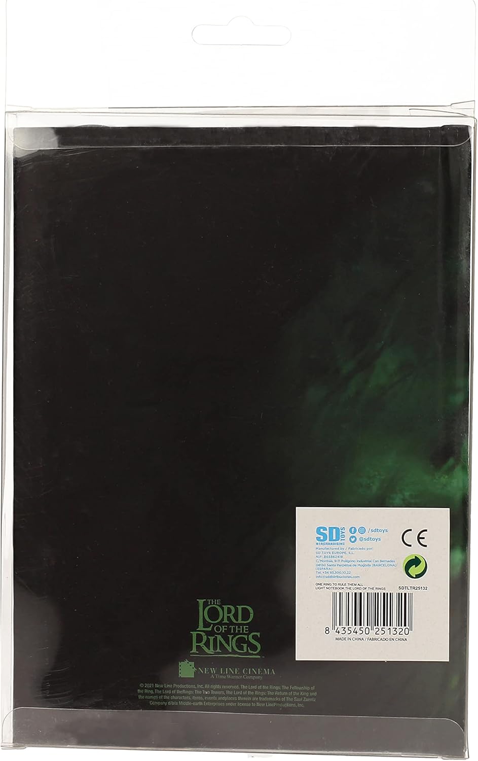 The Lord of the Rings One Ring to Rule Them All Luminous A5 Premium Notebook - Ginga Toys
