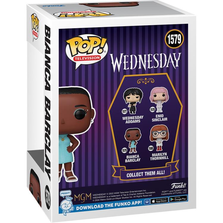 Funko Pop! Television: Wednesday - Bianca Barclay Vinyl Figure #1579 - Ginga Toys
