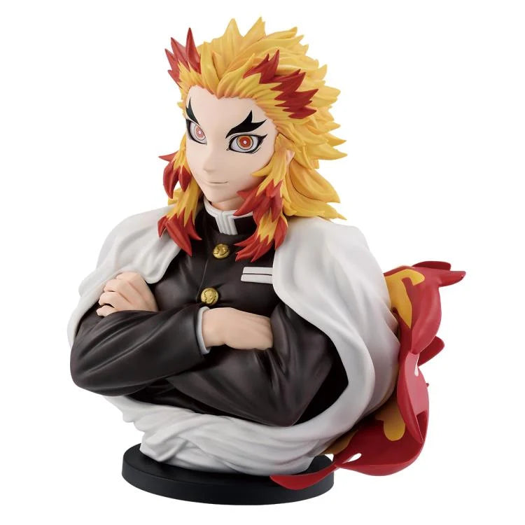 Demon Slayer: Kimetsu no Yaiba Ichibansho Kyojuro Rengoku (Set Your Heart Ablaze) Art Scale Bust - Ginga Toys