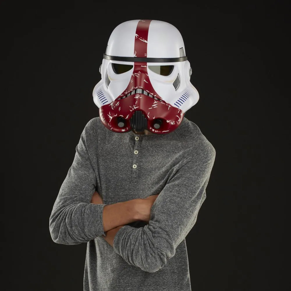 Star Wars The Black Series The Mandalorian Incinerator Stormtrooper Premium Electronic Roleplay Helmet
