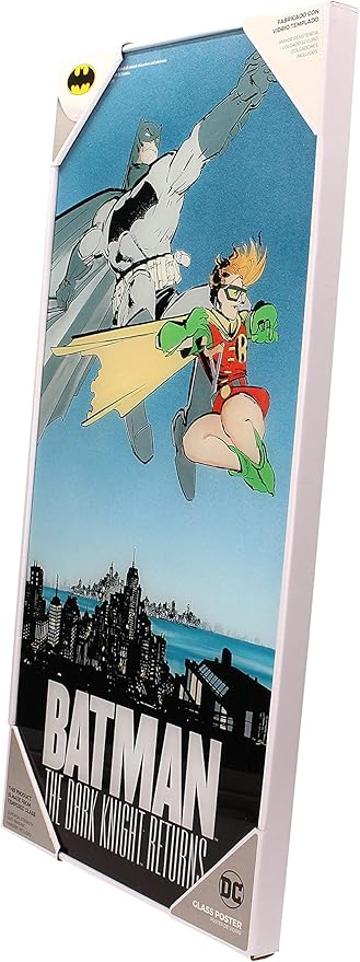 DC Comics The Dark Knight Returns Batman and Robin Glass Poster - Ginga Toys